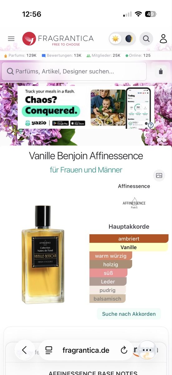 Profumi & Eau de Toilette: Affinessence Vanille-Benzoin , 2 ml – Usato da Sursee venduto da nri_g5z8 1