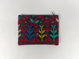 Porte-monnaie fermeture éclair à motifs 13 x 10 cm