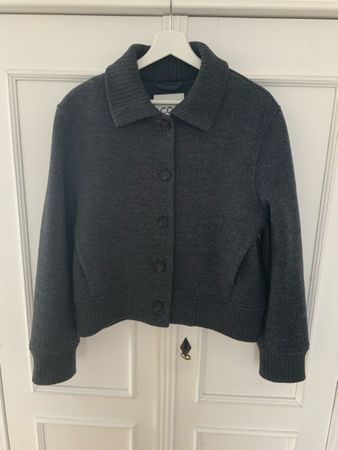 COS Jacke Anthrazit Wolle Grösse L Top Zustand