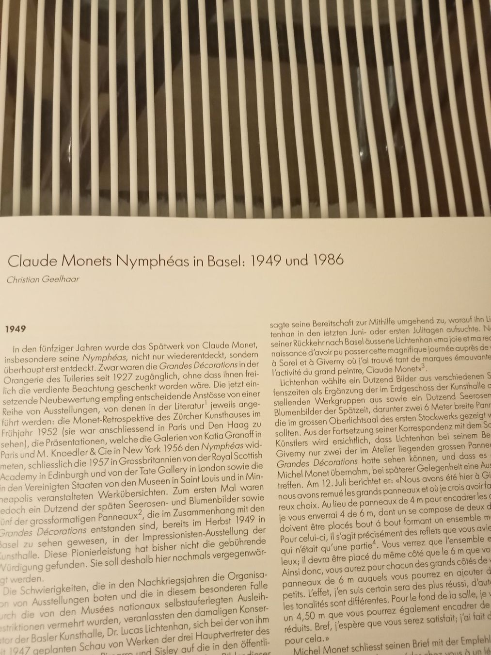 Bücher: Claude Monet: Nympheas Impression-Vision – Gebraucht aus Luzern von Einh0rn 3