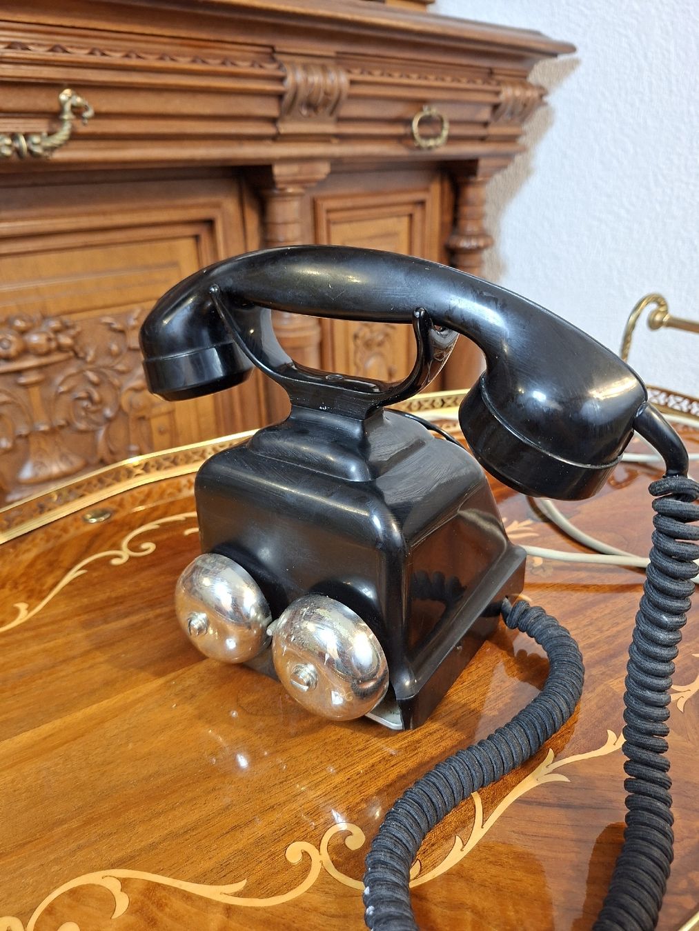 Telefoni:  Antikes Schweizer Bakelit Telefon PTT Modell 29  – Usato da Steffisburg venduto da ZeitReise_ 2