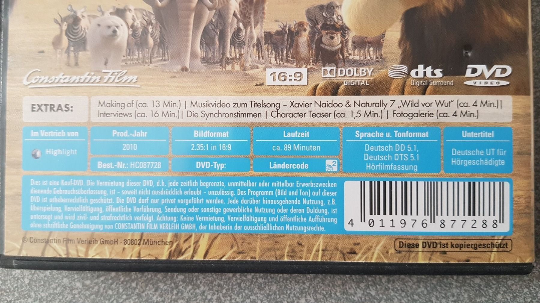 Tutti i DVDs: DVD Konferenz der Tiere – Usato da Oetwil am See venduto da fineli2 1