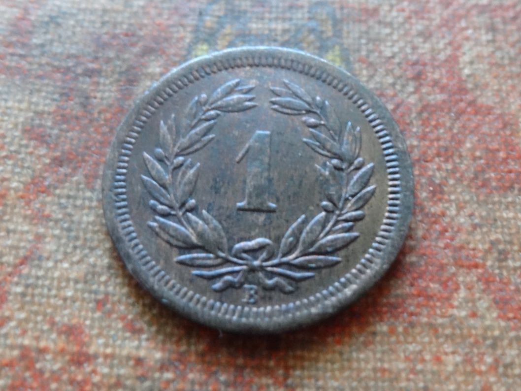 Tutti le monete: 1 Rp. 1877  (C) – Usato da Romanel-sur-Lausanne venduto da Swift13 1