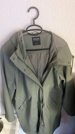 Regenjacke Chicoree olivgrün Gr. L