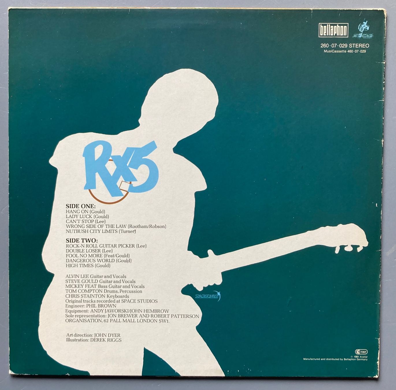 Schallplatten: ALVIN LEE - RX5 – Gebraucht aus Poliez-Pittet von Newtown-Records 1