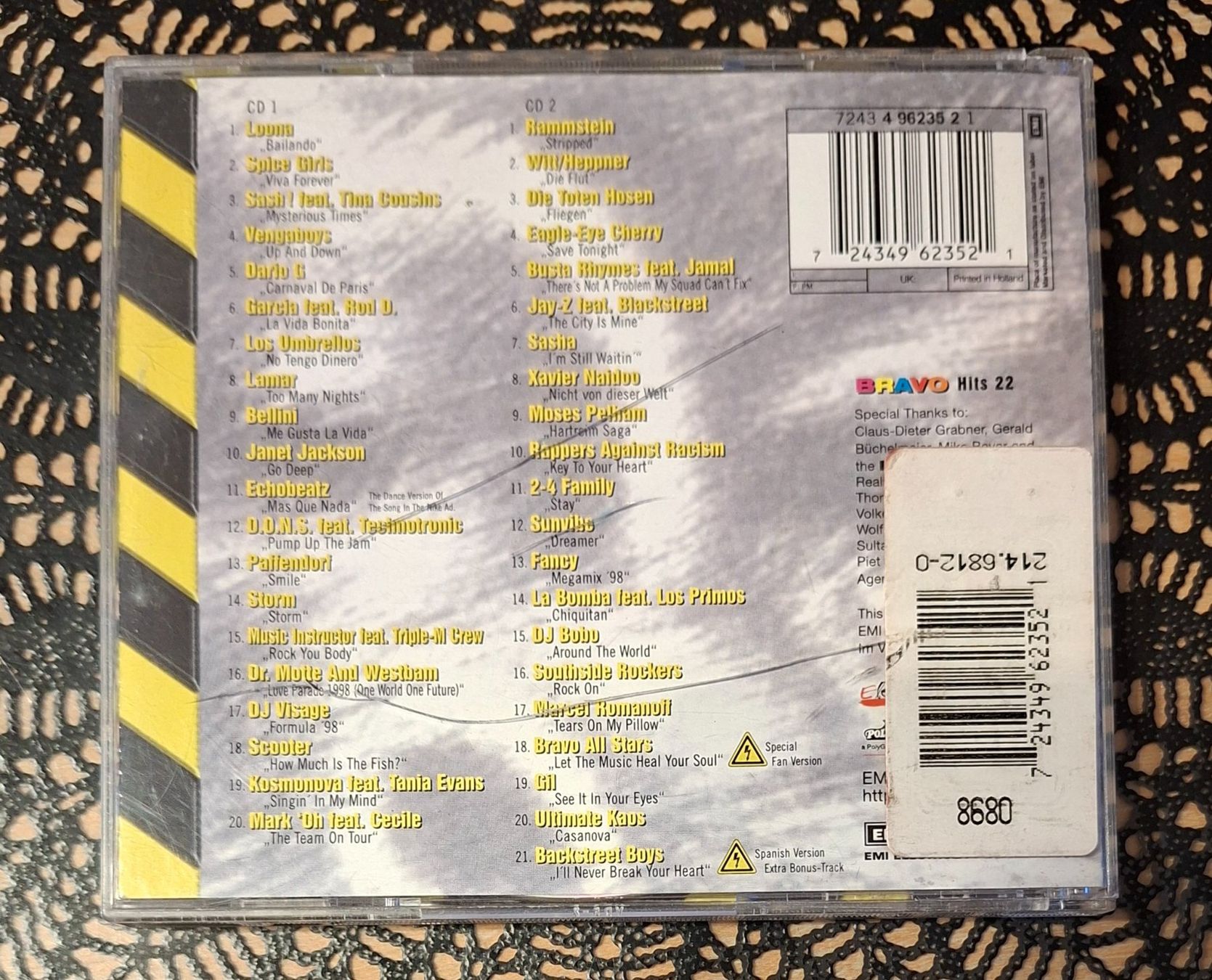 CD: Bravo Hits 22, Doppel CD, 1998, Hit Compilation, Sampler – Usato da Amriswil venduto da Celini3 1
