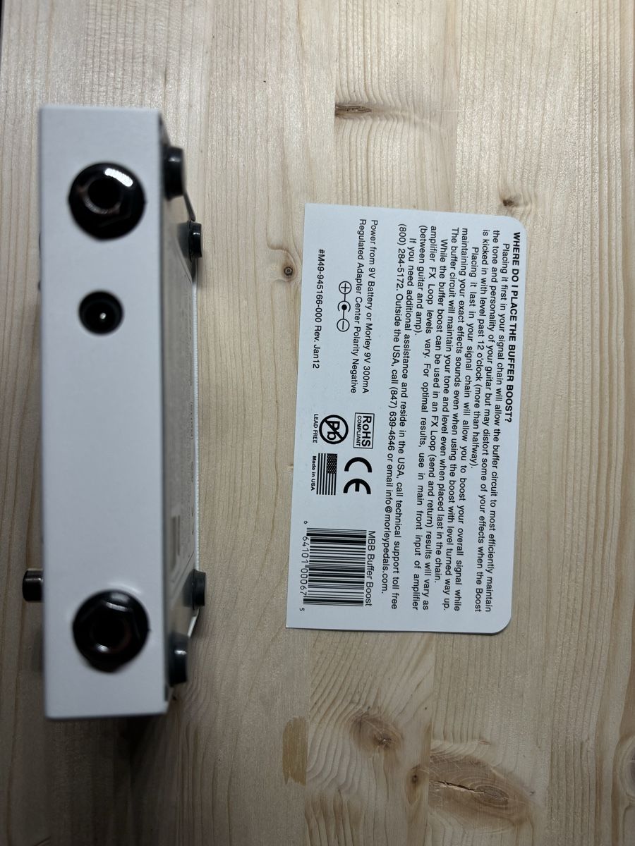 Strumenti musicali: Morley Boost Pedal – Usato da Dättwil AG venduto da Sneskopuca 1