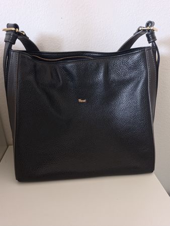Rossi Ledertasche Schwarz