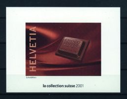 2001, ungebrauchte Vignette aus Jahresbuch **