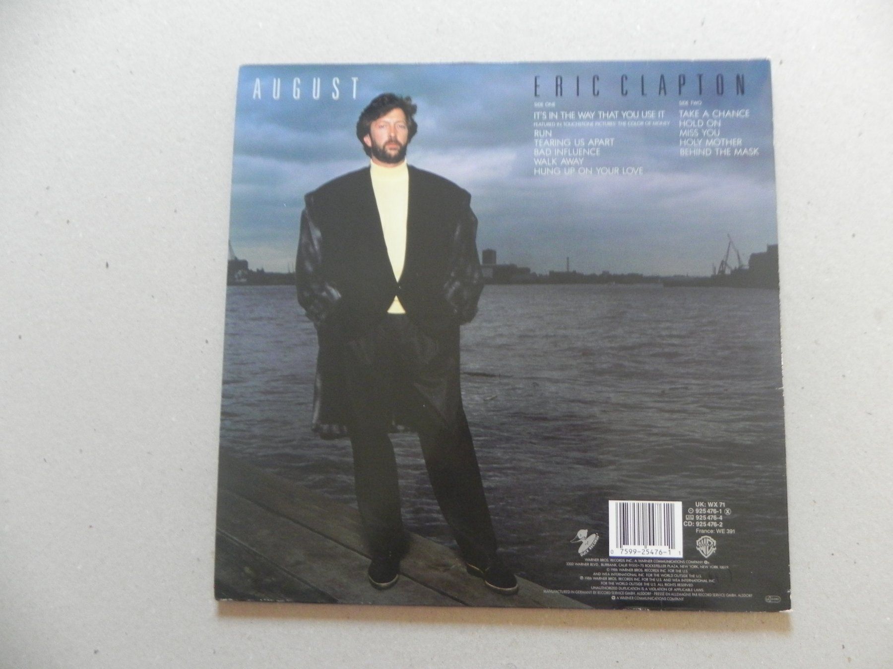 Dischi in vinile: LP brit. Blues Rock Eric Clapton 1986 August – Usato da Siebnen venduto da krimsie 1