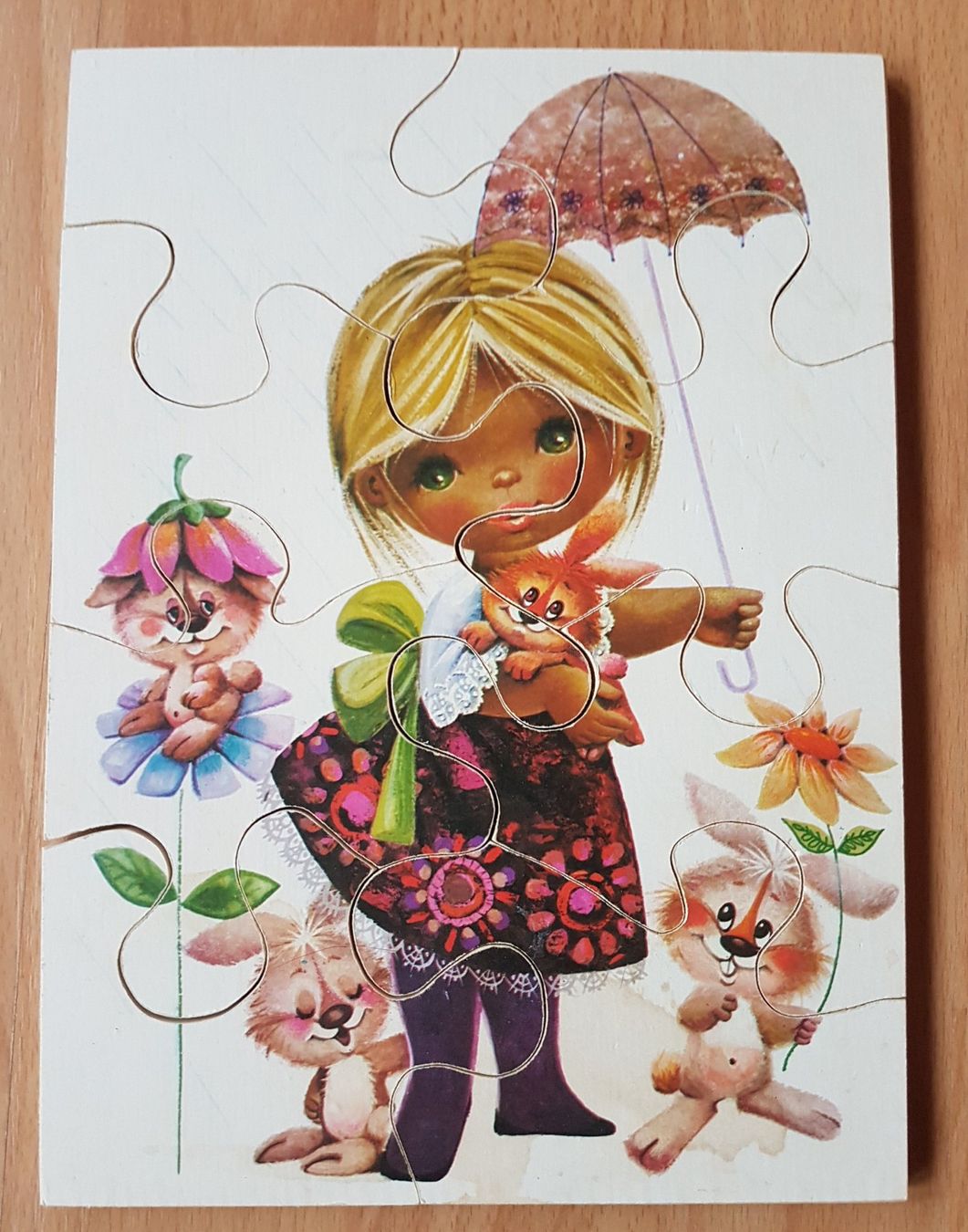 Penelope Puzzles: RETRO HOLZPUZZLE / PENELOPE / MÄDCHEN – Gebraucht aus Sax von prinzenrollen