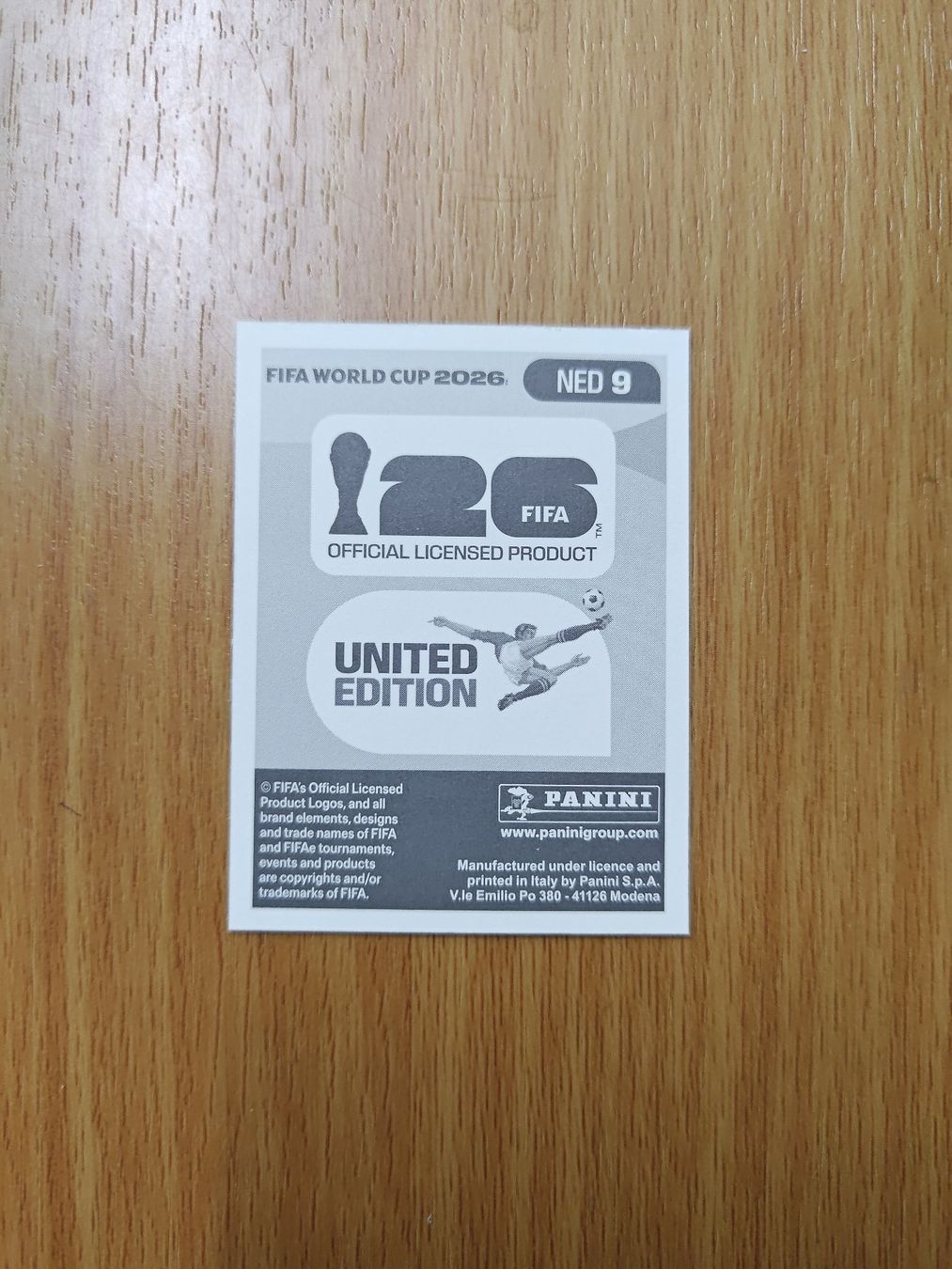 Panini Sammelbilder & Trading cards: Panini WM 2026 Sticker - NED 9 – Gebraucht aus Hochdorf von all_u_want 1