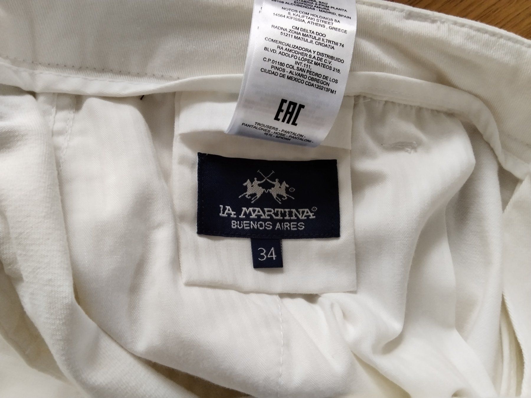 La Martina Pantaloni: Stoffhose La Martina – Nuovo (secondo la descrizione) da Zürich venduto da d0miNik. 4