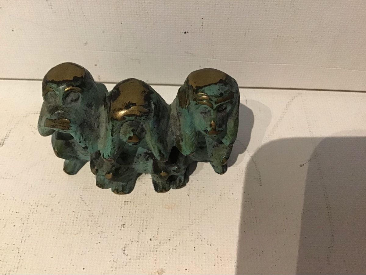 Sculture & Statue: 3 kleine Bronze Affen – Usato da St. Gallen venduto da Goldlilly 1