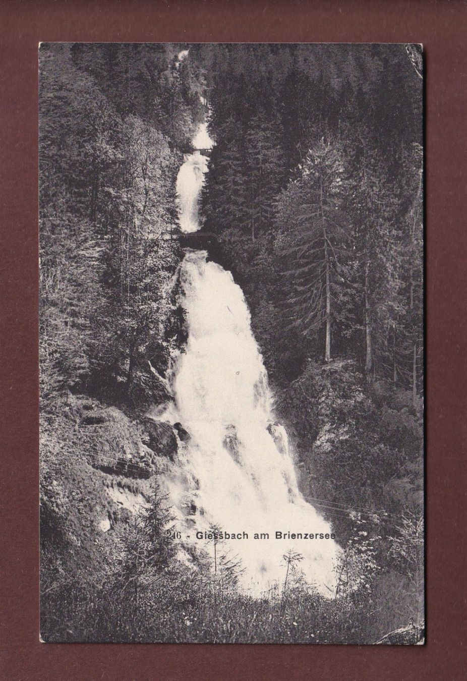 Ansichtskarten: GIESSBACH am Brienzersee – Gebraucht aus Pully von nicecards-shop