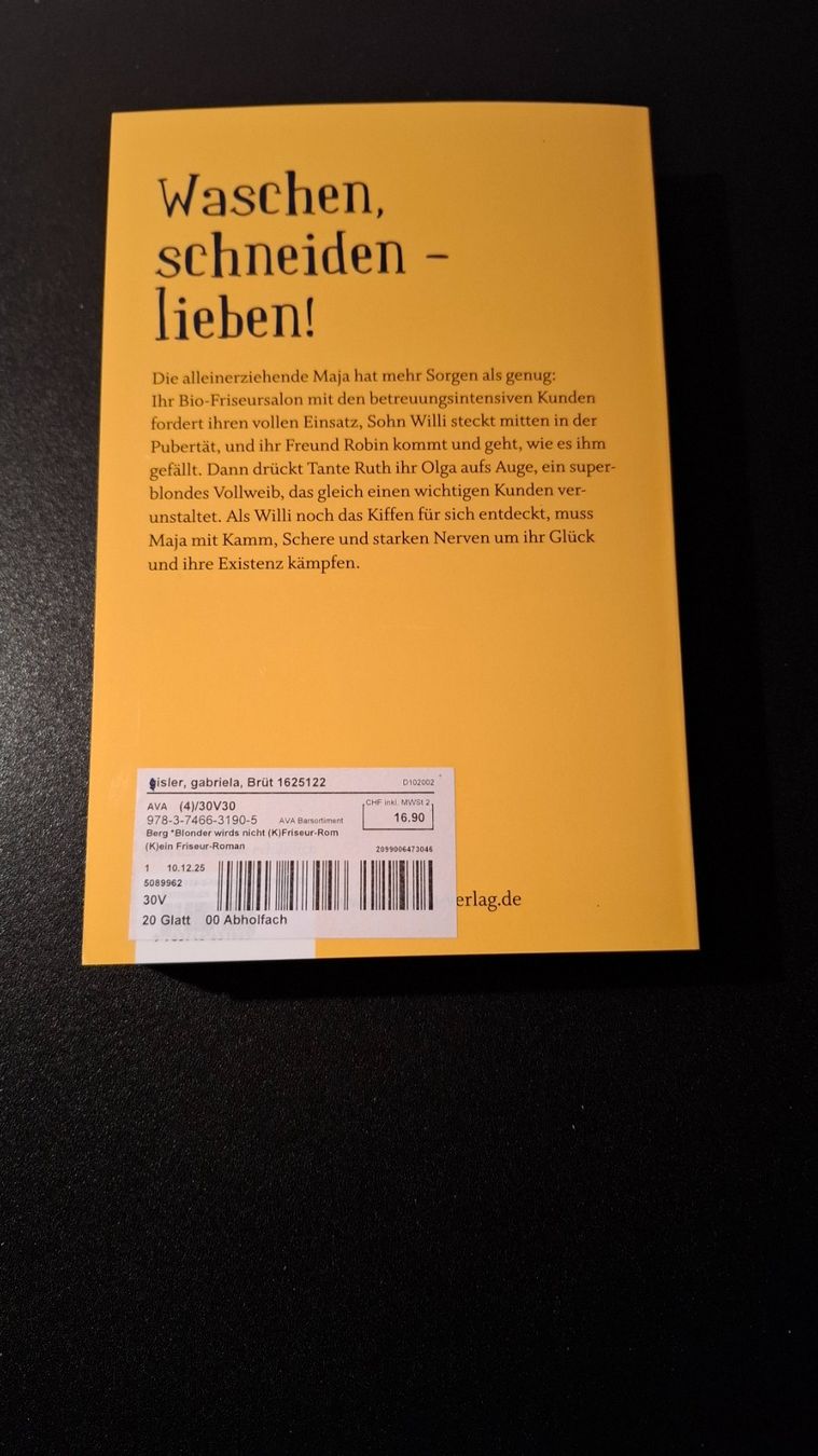 Libri: *Blonder wird's nicht* Ellen Berg / Tb – Usato da Brütten venduto da Sigimi 1