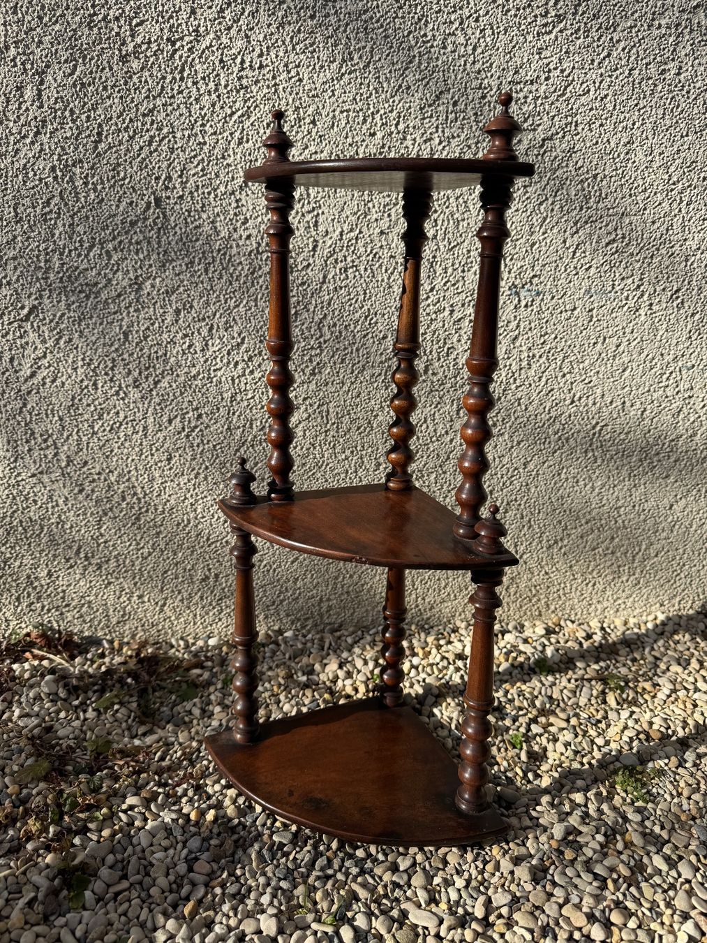 Petite étagère d’angle ancienne acajou 19ème (D'occasion) à Lausanne ...