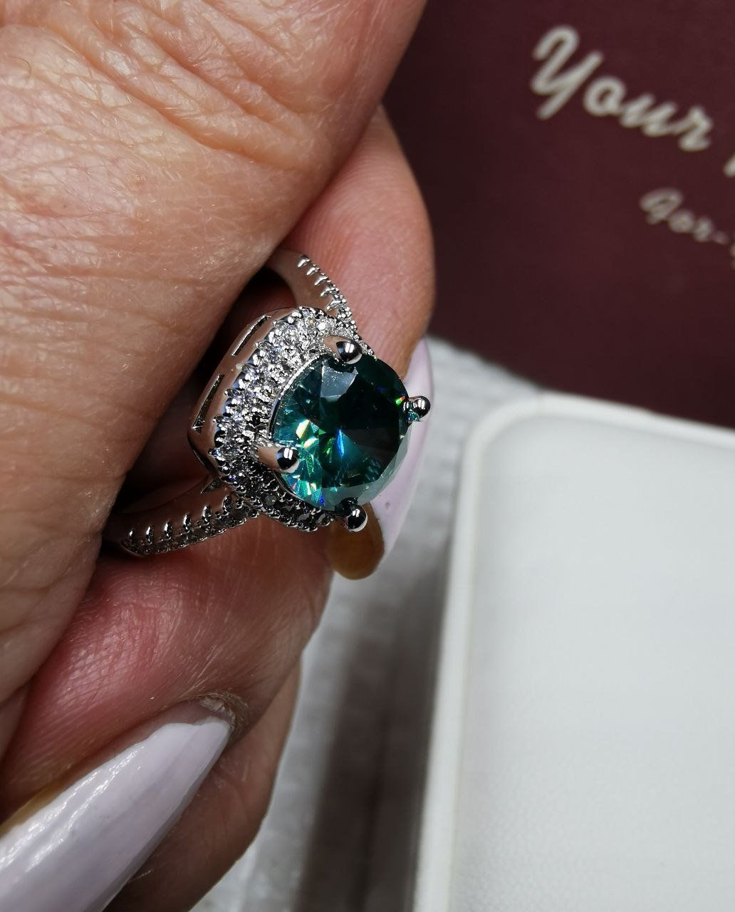 Anelli: Bague avec zircons – Nuovo e nell'imballaggio originale da Reconvilier venduto da Tsma67 5