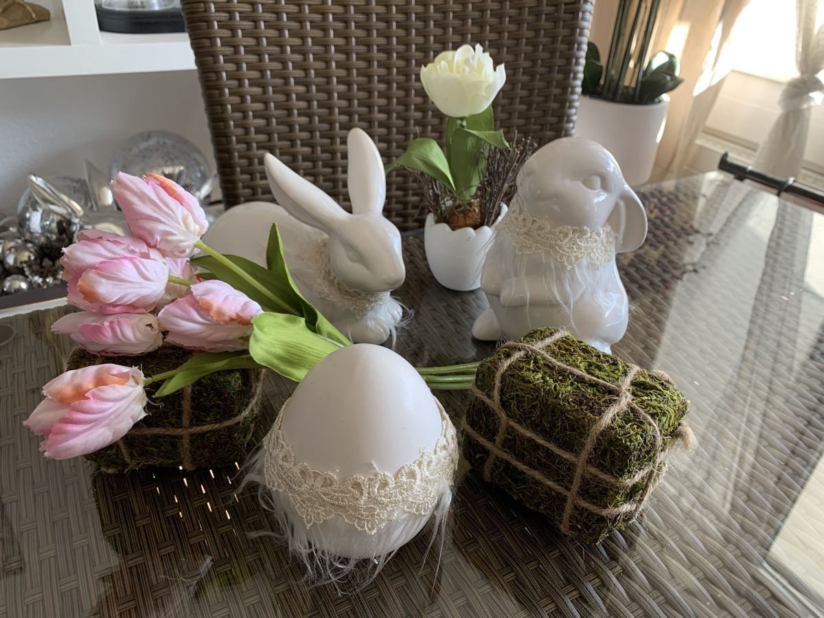 Tutte le decorazioni: Keramik Osterhasen Deko Set,! – Nuovo (secondo la descrizione) da Emmenbrücke venduto da Dior09 3