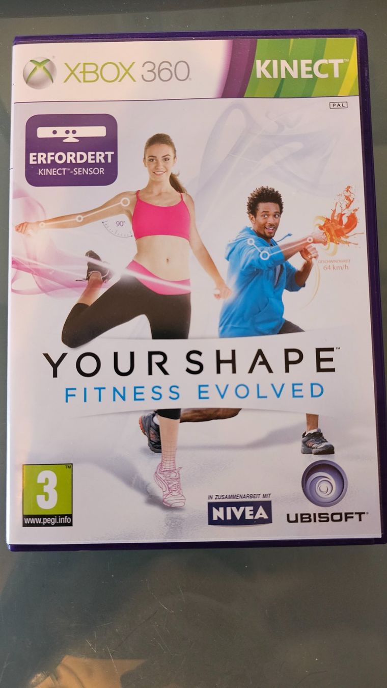 Spiele: Xbox 360 Kinect Spiel "Your Shape Fitness Evolved" – Gebraucht aus Koppigen von Kellerfundsachen