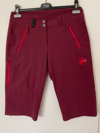 MAMMUT Outdoor Shorts Hose Gr 38 Bordeaux NEU