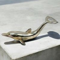 Décapsuleur Dauphin Vintage en Métal Argenté