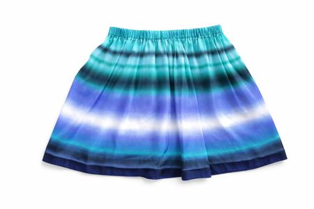 Bunter Sommerrock Blau Türkis Damen
