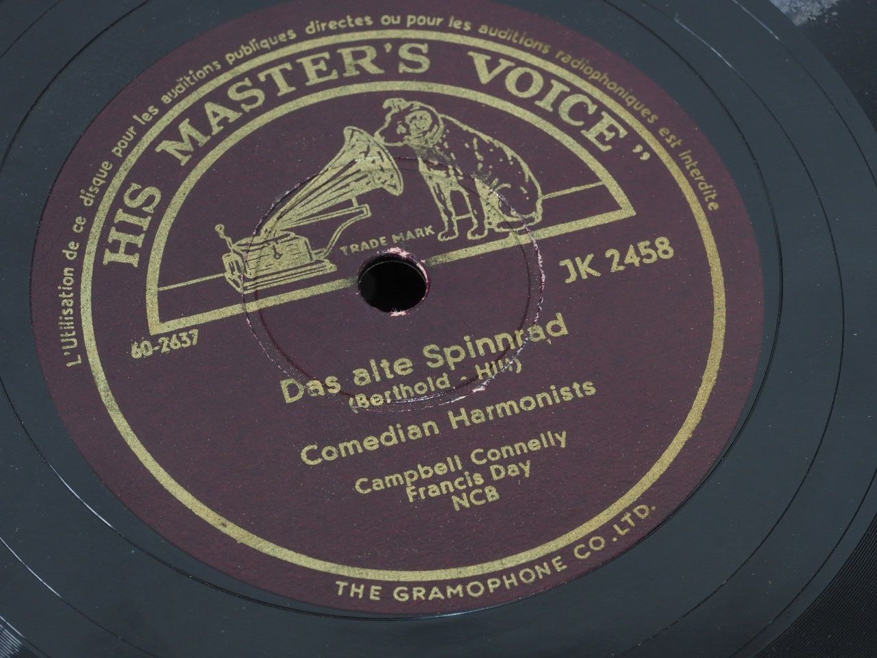 Schallplatten: DISQUES 78 TOURS – Gebraucht aus Lausanne von Leag 1