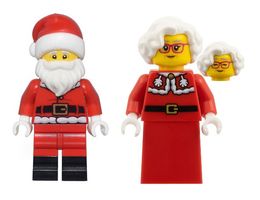 LEGO City hol362 + hol376 Santa + Mrs. Claus