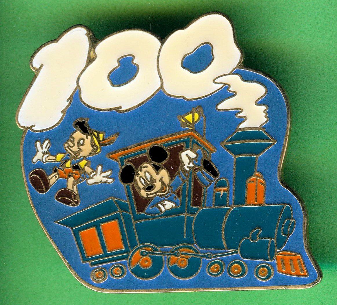 Disney Placchette & Badge: Disney   MICKEY & PINOCCIO – Usato da Winterthur venduto da Sammleroase