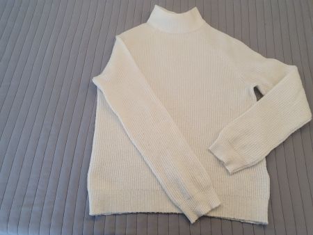 Pullover weiss Gr.34 xs Gewicht:235g.