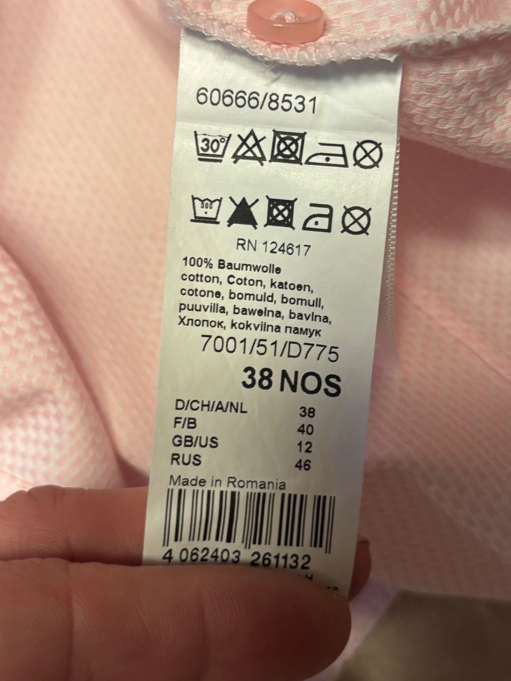 Eterna Camicette: Eterna Bluse 100% Baumwolle – Usato da St. Margrethen SG venduto da dijanaO 7
