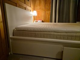 IKEA MALM BETT 140X200 MIT LATTENROST 