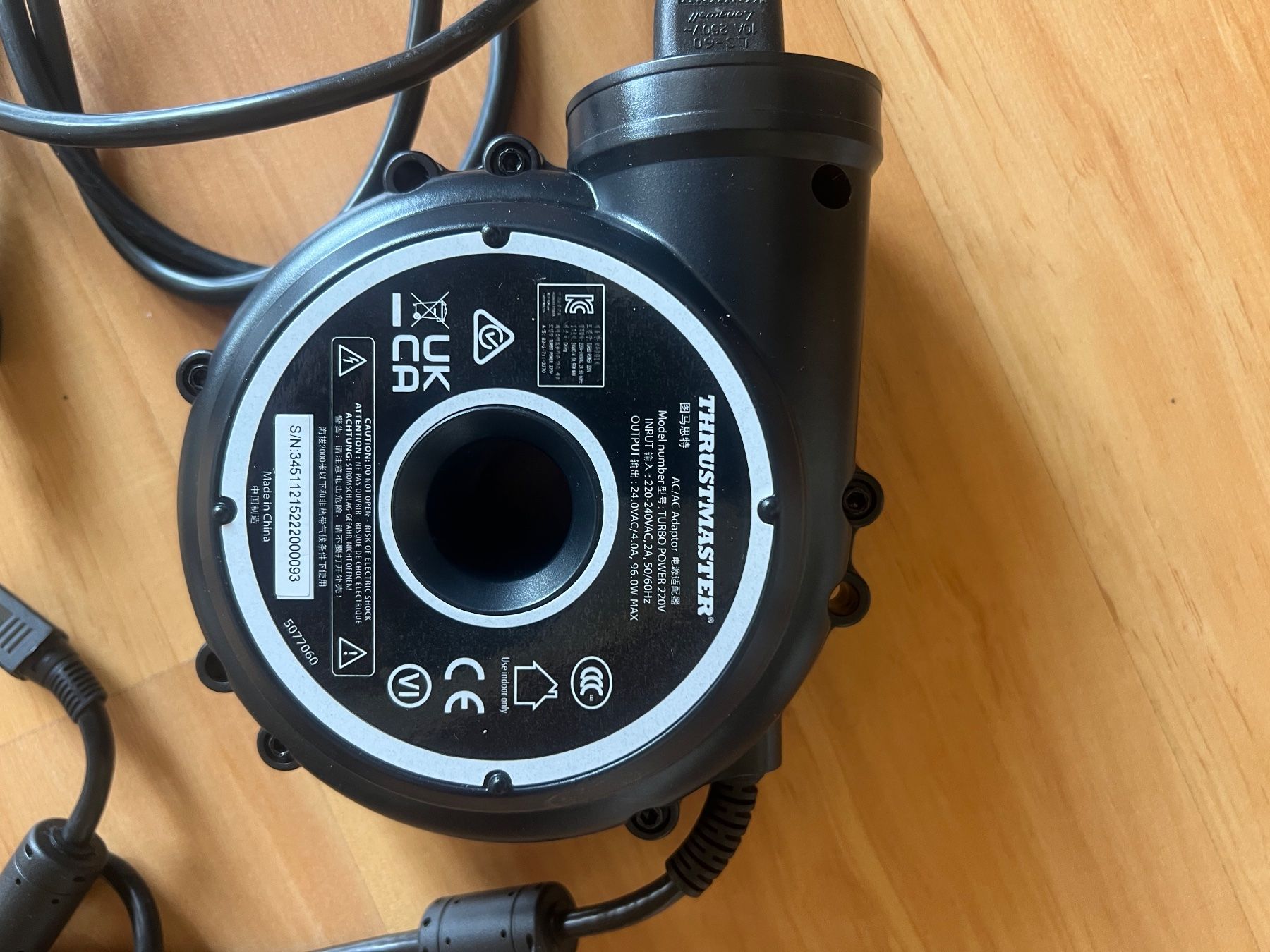 Thrustmaster Controller: Thrustmaster Turbo Power 220V – Neu (gemäss Beschreibung) aus Niedermuhlern von Darvida