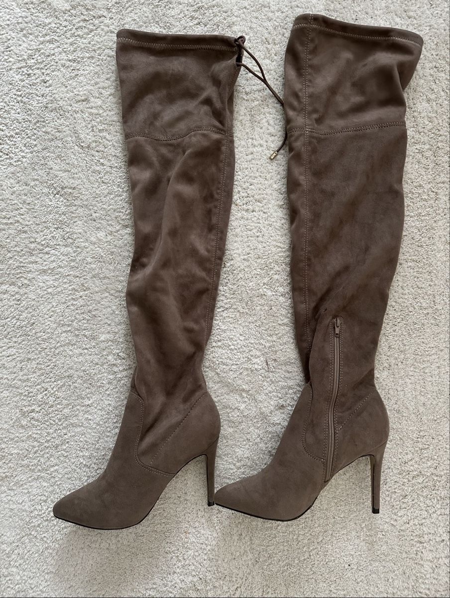 Scarpe da donna: Overknees Wildleder braun – Nuovo (secondo la descrizione) da Lufingen venduto da ale_x55p