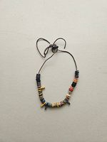 Boho-Armband aus Kokosnussholz / Tila-Perlen (Elastisch)