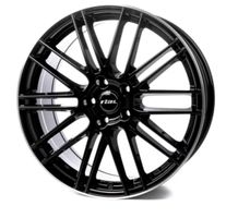 RIAL KIBO 19X8 ET40 5X112 DIAMANT SCHWARZ HORNPOLIERT