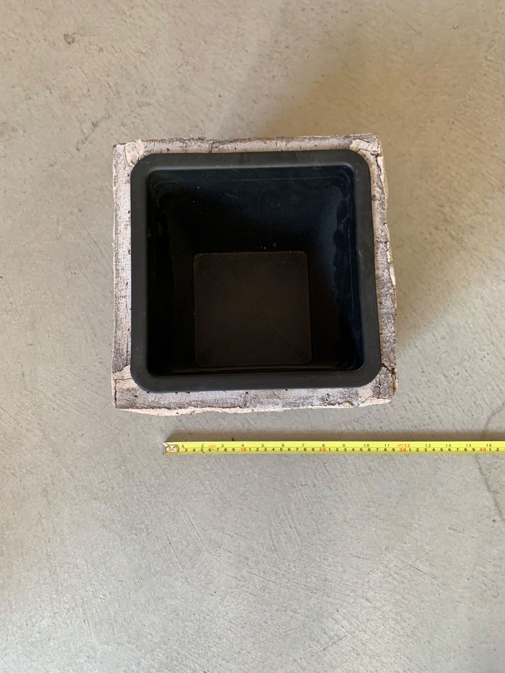 Vasi per fiori: Rustikaler Übertopf Holzoptik, quadratisch. – Nuovo (secondo la descrizione) da Flaach venduto da Rosatipi 3