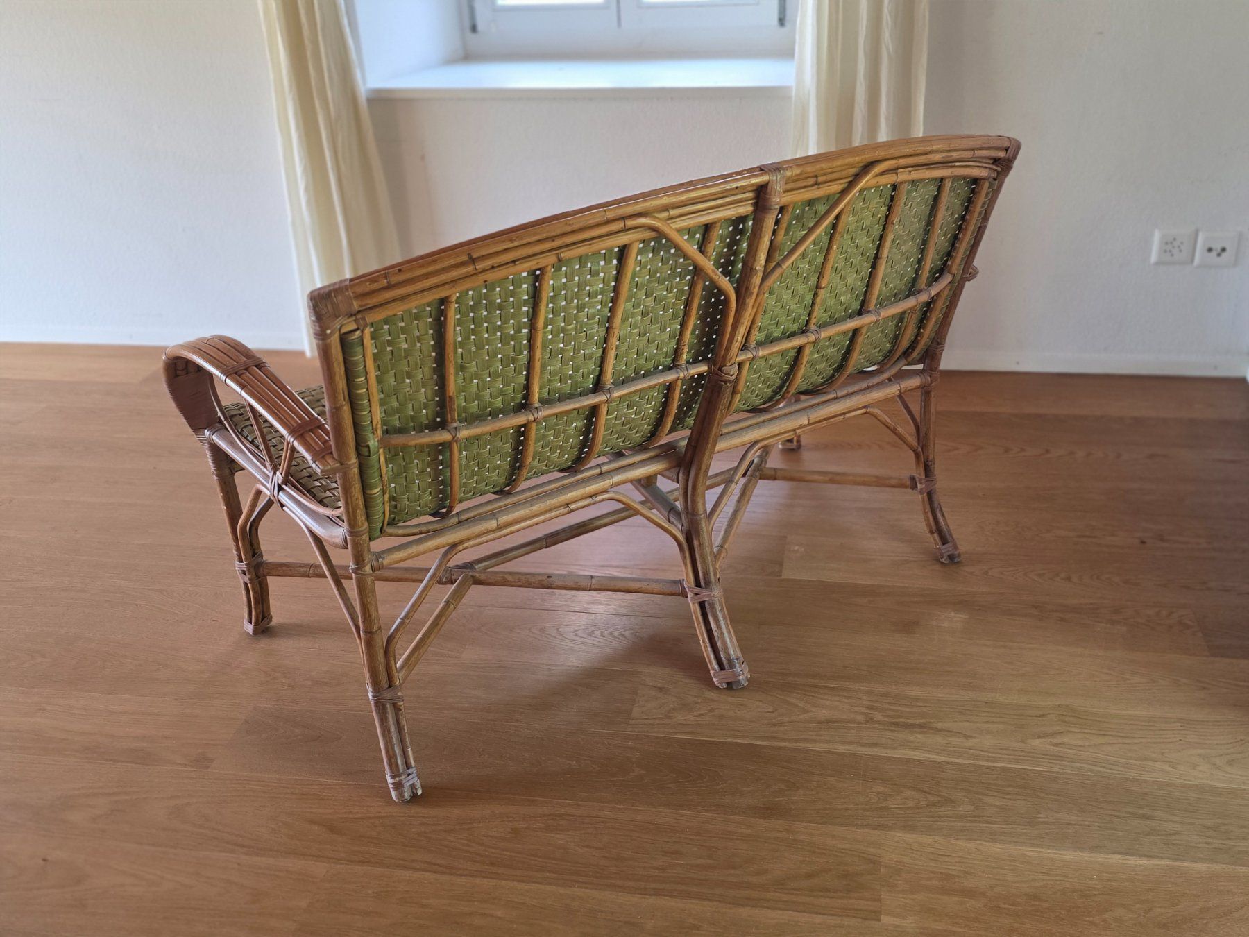 Sofas: Rattan-Sofa 2-Plätzer, Vintage – Gebraucht aus Winterthur von Carla144 2