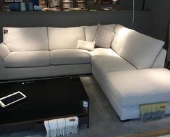Divano Poltrone e Sofà 282 x 174 con Pouf 98x 60