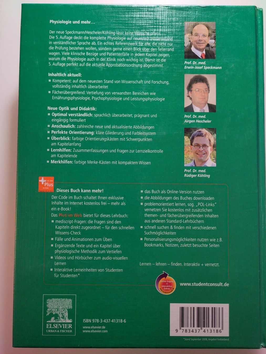 Libri: Lehrbuch: Physiologie – Usato da Bülach venduto da Tiefschlaflos 1