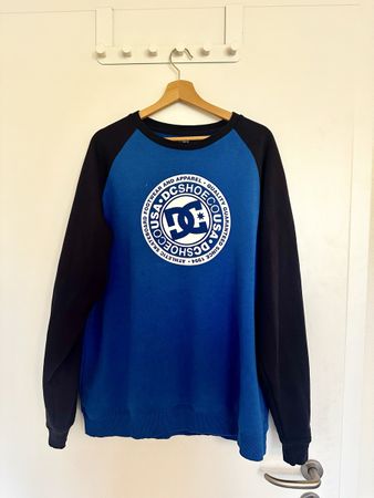 DC Shoes Sweatshirt blau schwarz Grösse XL guter Zustand