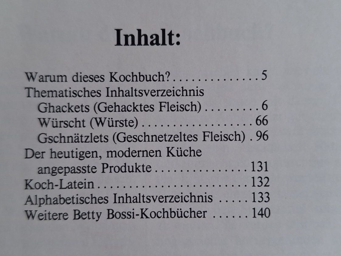 Libri: 4 STK BETTY BOSSI KOCHBÜCHER – Usato da Huttwil venduto da Kunterbuntli 3