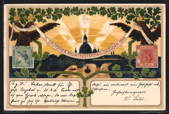 Cancelleria postale: Litho Dresden, 11. Deutscher Philatelist – Usato da Berlin venduto da bartko-reher