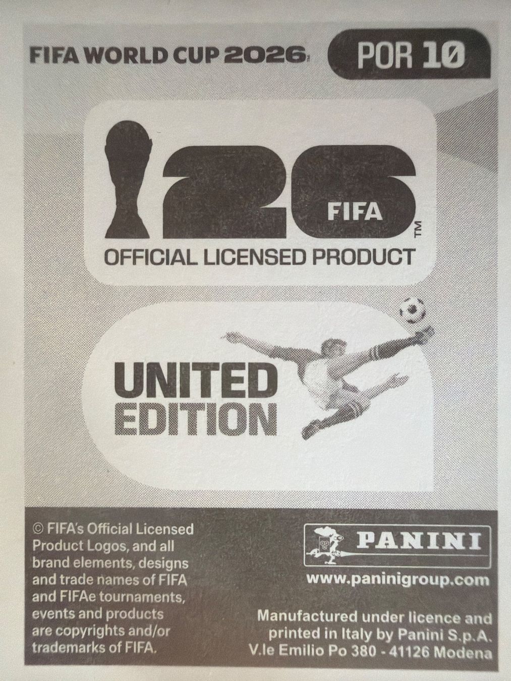 Panini Carte collezionabili: Panini POR10 – Nuovo (secondo la descrizione) da Susten venduto da Rechnun 1