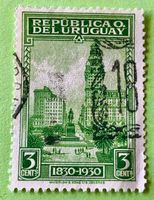 BRIEFMARKEN AUS  Uruguay 100 Jahre Unabhängigkeit GESTEMPELT
