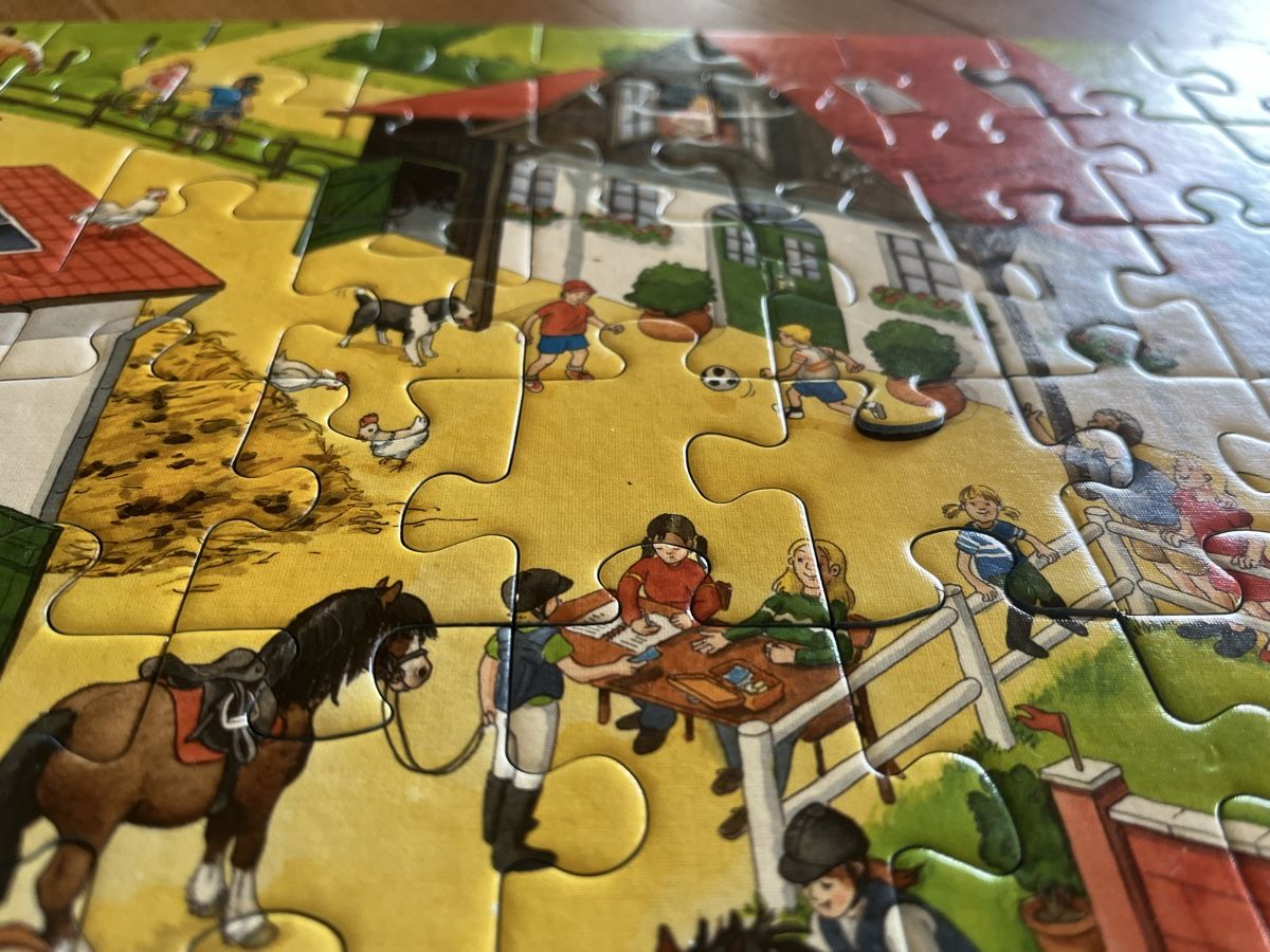 Tiptoi Puzzles: tiptoi Puzzle 100 Teile Der Ponyhof – Gebraucht aus Balmberg von Berglihof 2