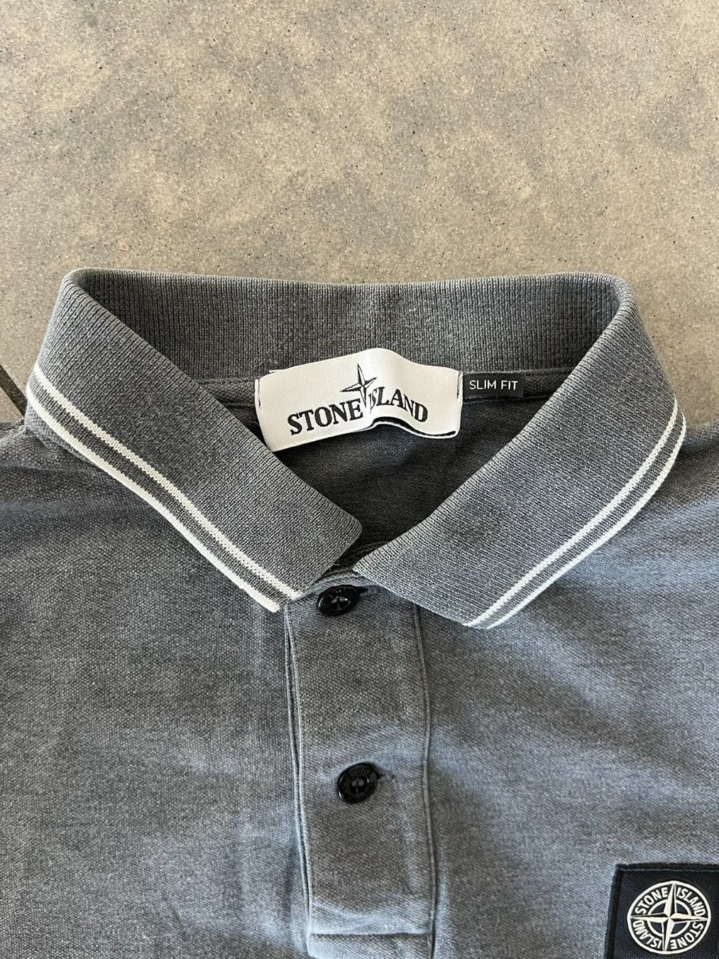 Stone Island Magliette Polo: STONE ISLAND Poloshirt Grau – Usato da Otelfingen venduto da Denis_ZH 2