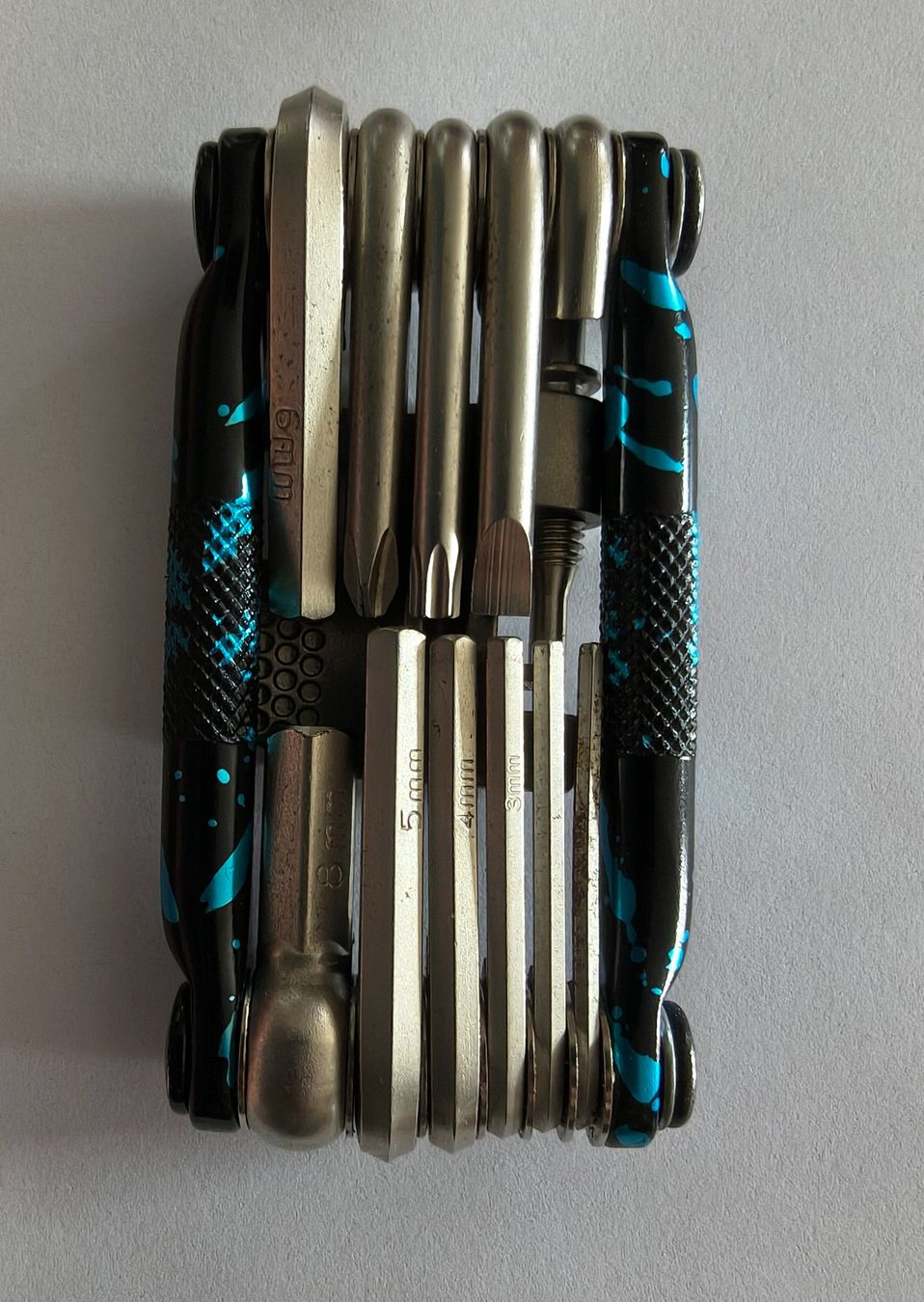 Alle Werkzeuge: Crankbrothers Multitool 17 Splatter Blau Bike Tool – Gebraucht aus Root von Marlowe85 1