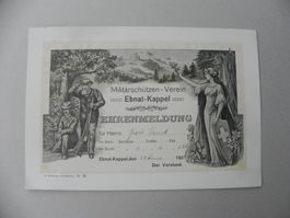 Karte Ebnat - Kappel SG Schützenfest 1925 Helvetia